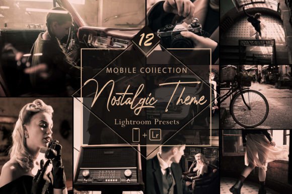 Download 12 Mobile Lightroom, Nostalgic Theme - Premium Resources